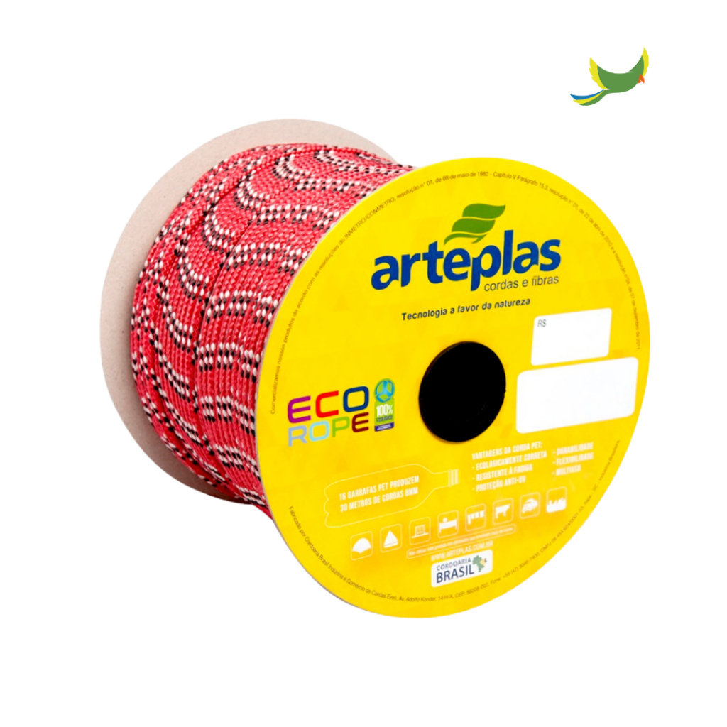 Corda Eco Rope Vermelha ARTEPLAS Lourinho Distribuidor